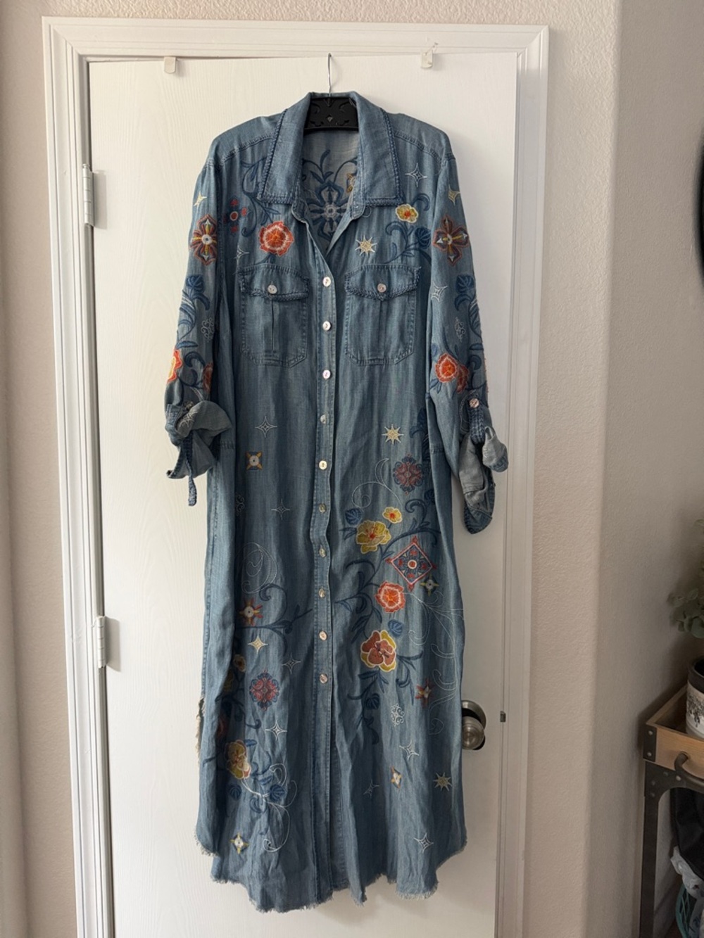 John Mark Light Blue Denim Shirt Jacket